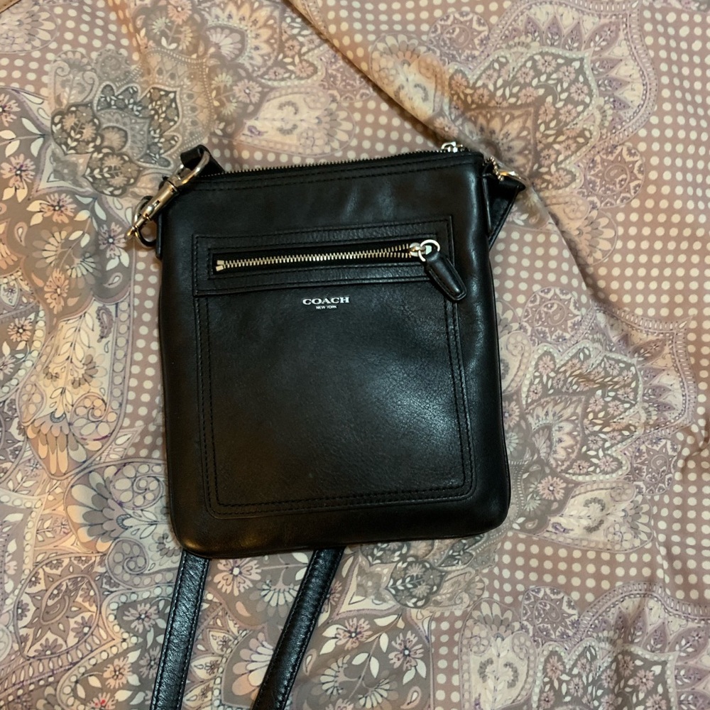 Black Coach Crossbody Purse